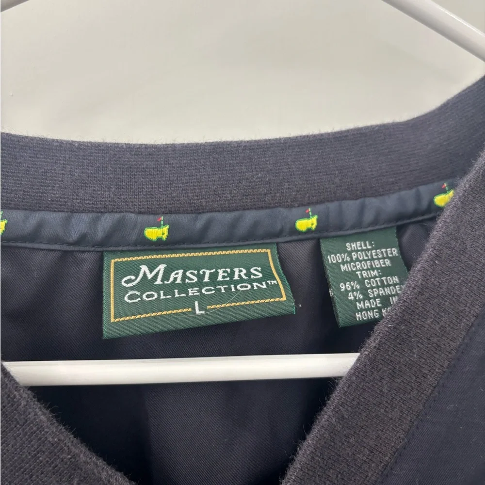 Masters Collection Golf V-Neck Pullover Windbreaker Jack men’s large - Picture 2 of 6